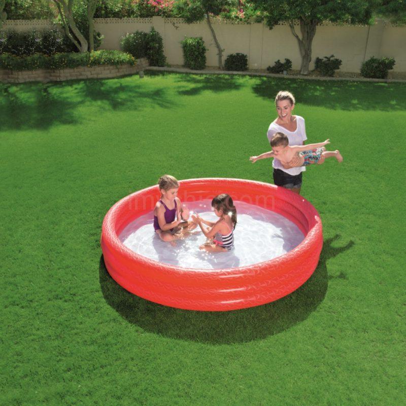 Piscine Gonflable pour Enfants Bestway – 102 cm (rouge)