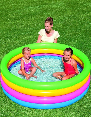 Piscine Gonflable Enfants Bestway Multicolore – 157 cm