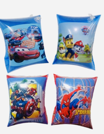 Brassards de natation pour garçons avec motifs de personnages célèbres