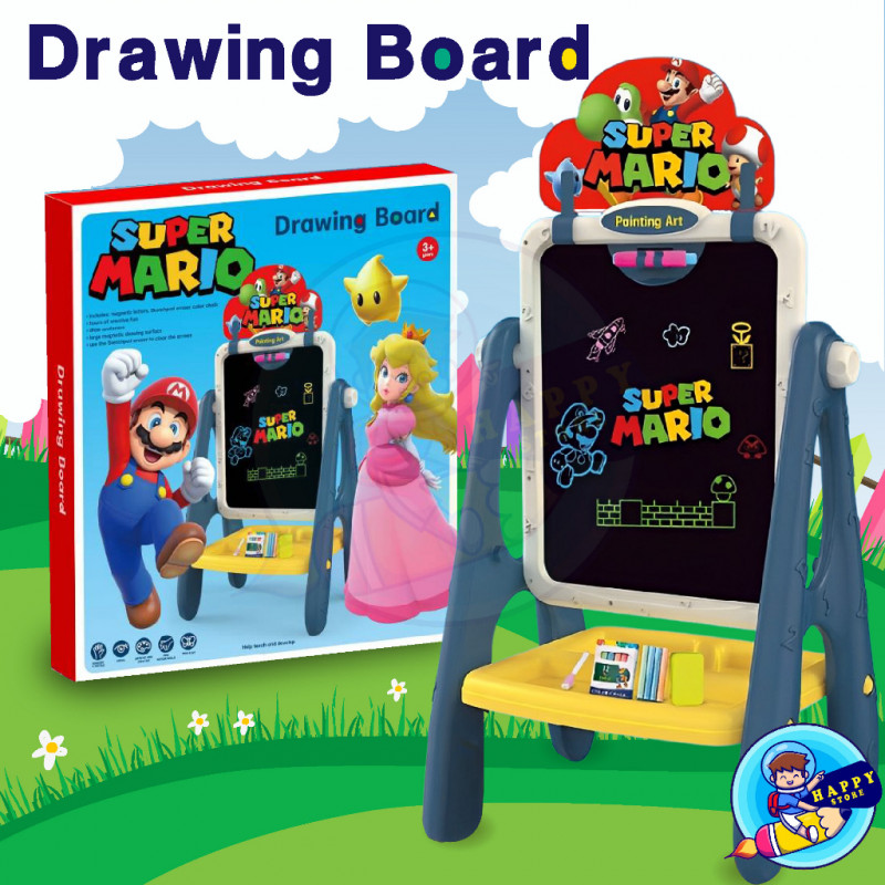 Tableau de dessin double face Super Mario