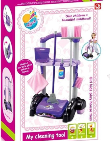  Chariot de ménage pour enfants – My Cleaning Tool