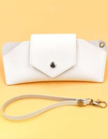 Étui de lunettes blanc