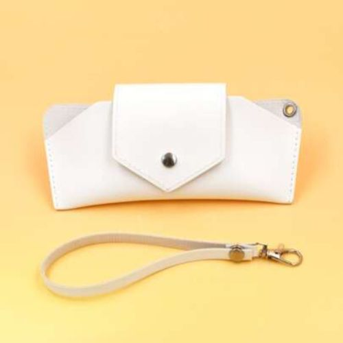 Étui de lunettes blanc