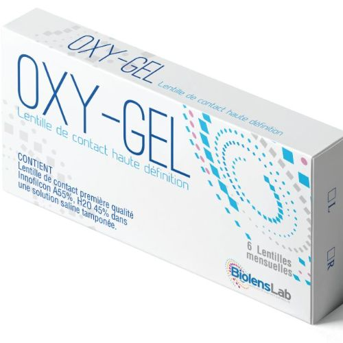 2 lentilles (-1.00) OXY-GEL
