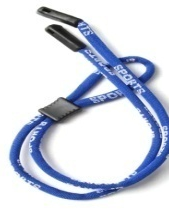 Chaînette de lunettes bleu