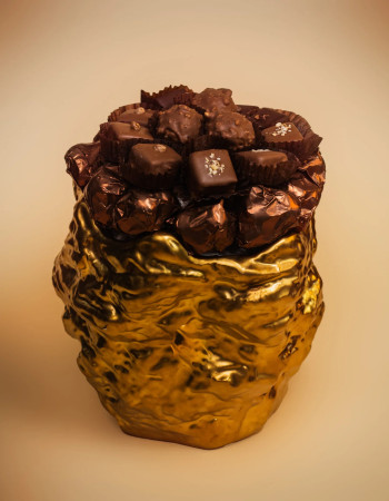 Coupelle Ceramic Gold P- Chocolat