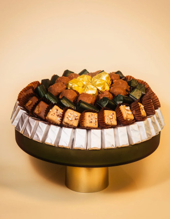 Coupe à Pied Emeraud G- Chocolat