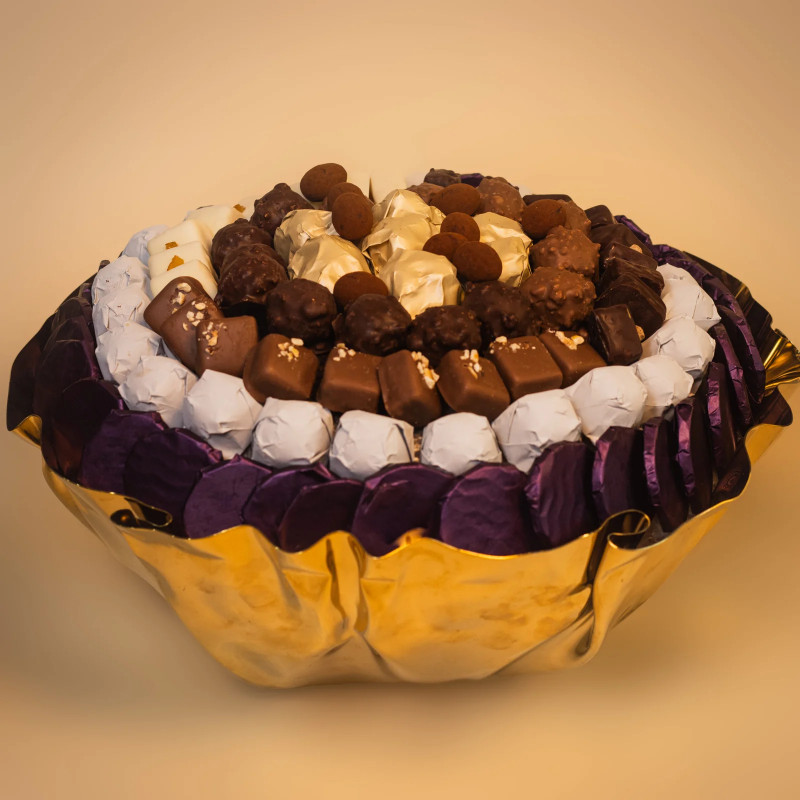 Coupe Métal Gold M- Chocolat 