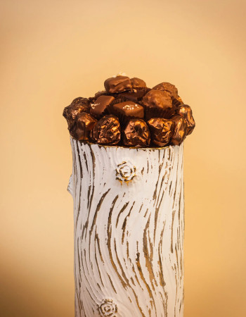 Vase Morganite M- Chocolat