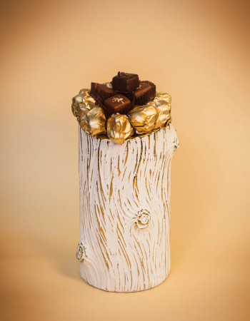 Vase Morganite P- Chocolat 