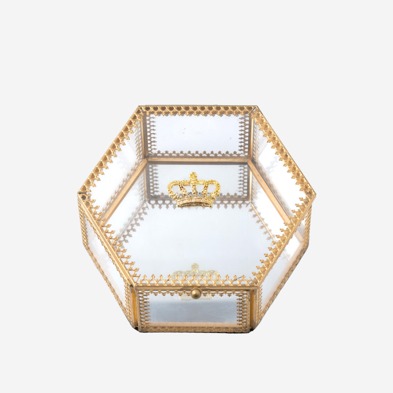 Pack Cristal Royal Hexagone Gold