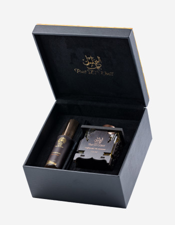 Coffret Bait El Khalil Parfum Arabe + Diffuseur - Noir -