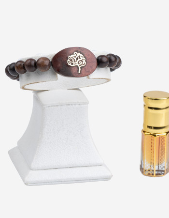 Bracelet Oud Avec Motif Arbre D'Or