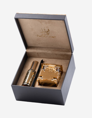 Coffret Bait El Khalil Parfum Arabe + Diffuseur - Marron -