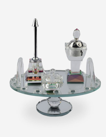 Pack Cristal Royal Rond avec Support