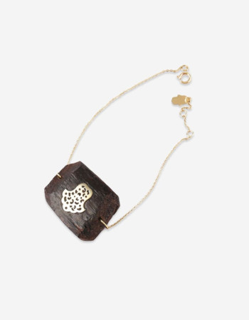 Bracelet Oud Or Avec Motif Khmisa