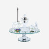 Pack Cristal Elegance Rond avec Support Silver