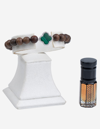 Bracelet Oud Argent Van Cleef Vert