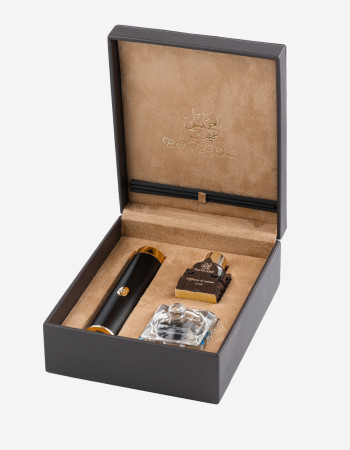 Coffret Diffuseur + Mbikhra Pour Voiture - Marron -