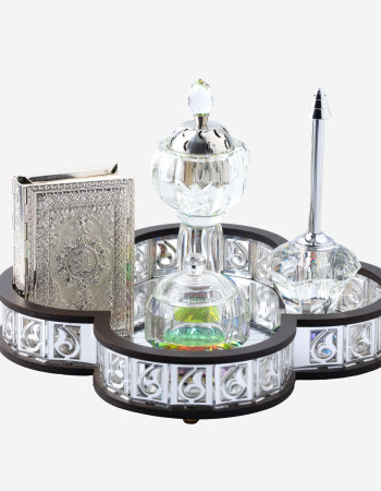 Pack Cristal Elegance Avec Coran Silver