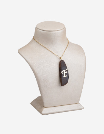 Pendentif oud - Avec Motif F