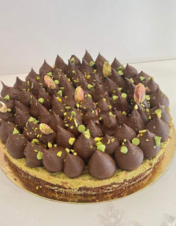 Brownies Kunafa pistache 4/5 personnes