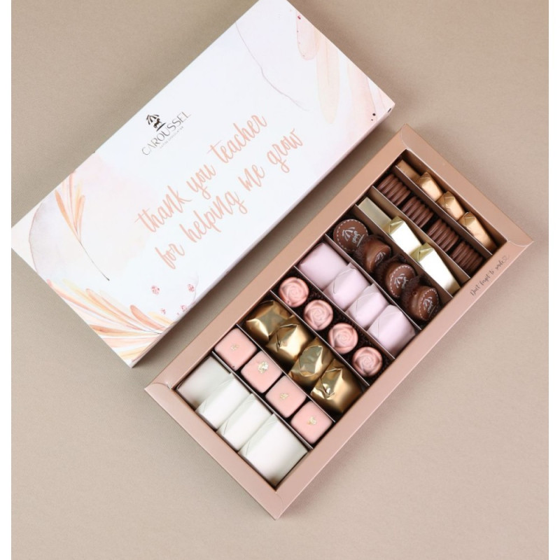 500g - ANG - Cadeau Maitresse - Plateau chocolat