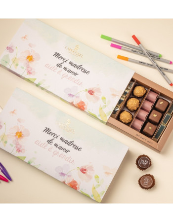 500g - Cadeau Maitresse - Plateau chocolat