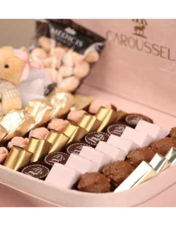 Valise chocolat - Bébé fille