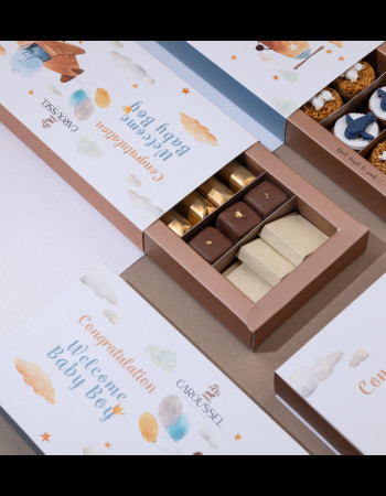 Cadeau Naissance- Plateau Chocolat