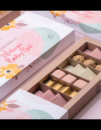 Welcome baby girl - Plateau Chocolat