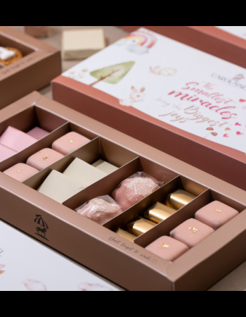 Cadeau naissance Fille - Plateau Chocolat