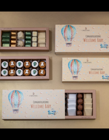 Cadeau bébé garçon - Plateau Chocolat