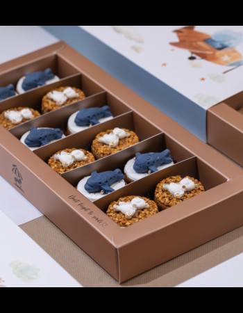 Plateau Sellou décoré - Naissance garçon