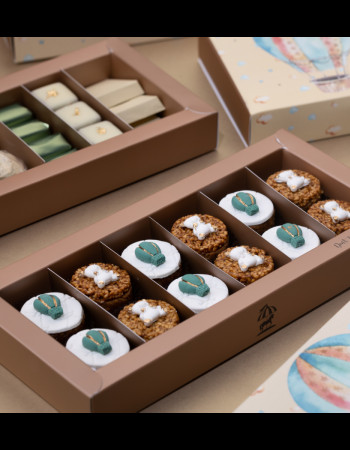 Plateau Sellou décoré - Montgolfière