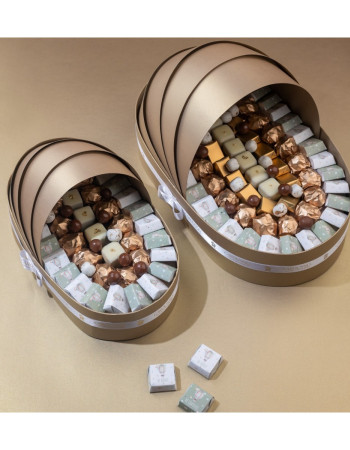 Grand couffin chocolat - Doré