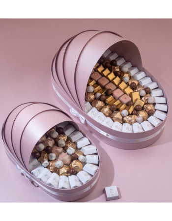 Grand couffin chocolat - Rose