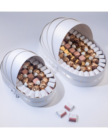 Grand couffin chocolat - Blanc