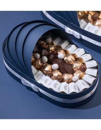 Couffin Chocolat - Bleu royal Moyen