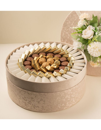 Coupe Chocolat pour fiançailles - Beige