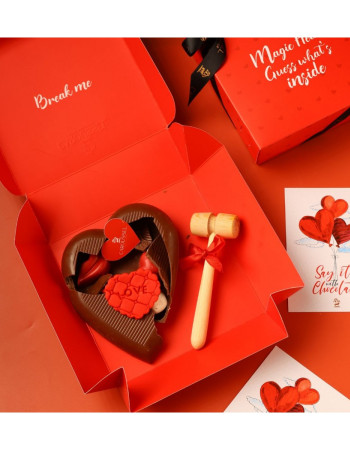 Cœur chocolat à casser