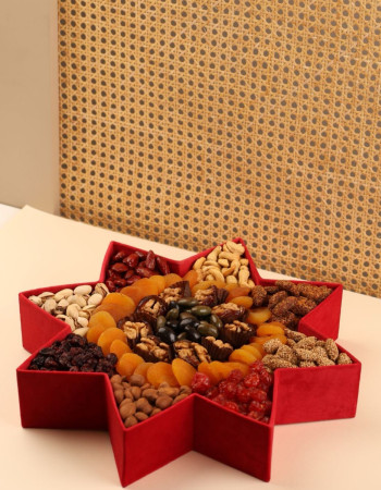 Coffret Étoile Rouge – Spécial Achoura Fruits Secs & Dattes