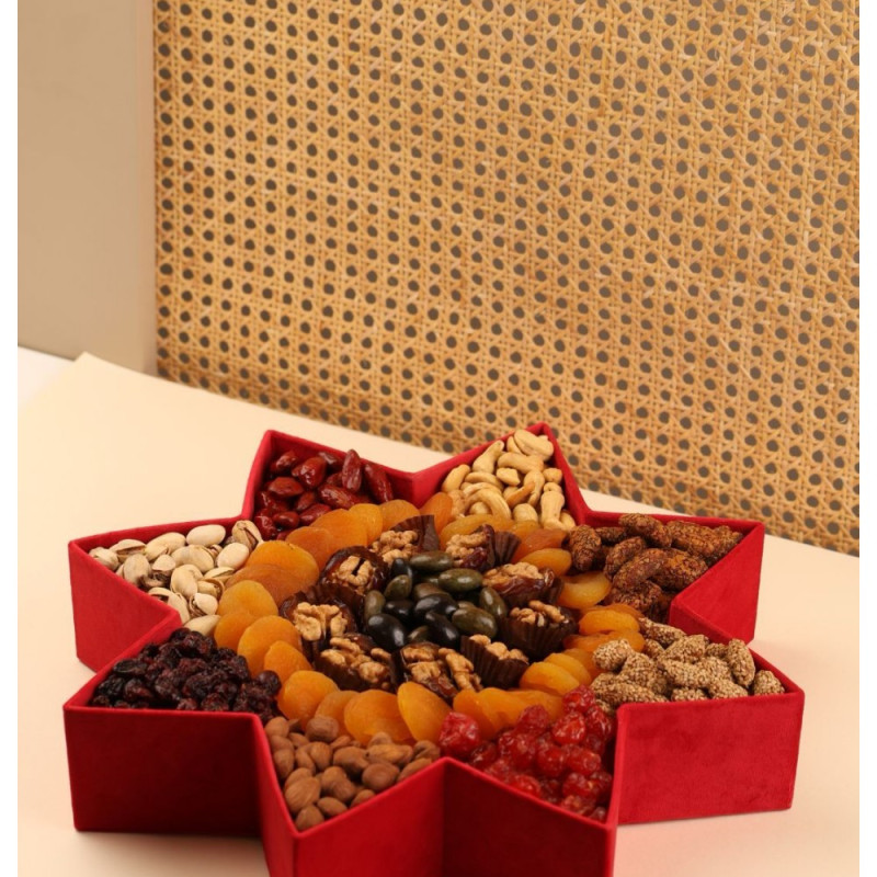 Coffret Étoile Rouge – Spécial Achoura Fruits Secs & Dattes