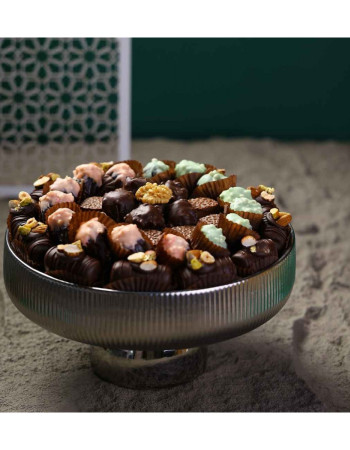 Coupe porcelaine silver GF - Dattes prestiges