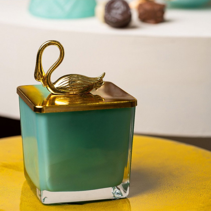 Bonbonnière Cygne chocolat - Tiffany