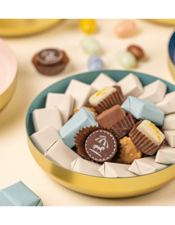 Plateau coloré - Cadeau chocolat