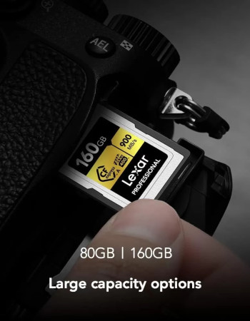 Lexar CFexpress Type A 160 Go – Gold Lexar CFexpress Type A 160 Go – Gold