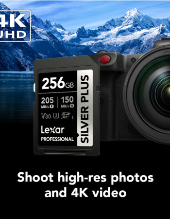 Lexar 256GB SILVER PLUS UHS-I SDXC Lexar 256GB SILVER PLUS UHS-I SDXC