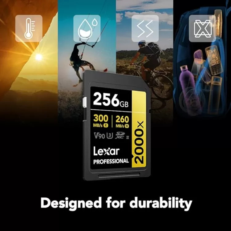 Lexar 128GB V90 Professional 2000x UHS-II SDXC