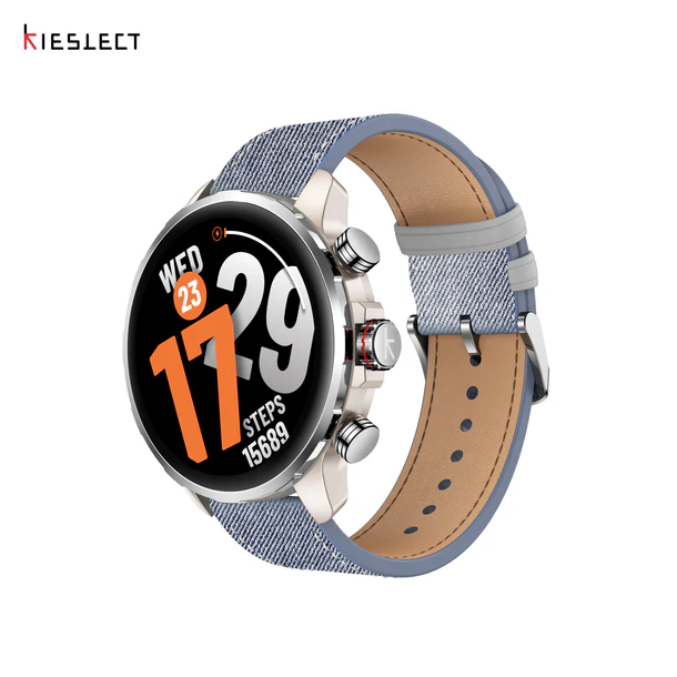 Kieslect Smart Calling Watch Kr 3 (GOLD-Jeans)